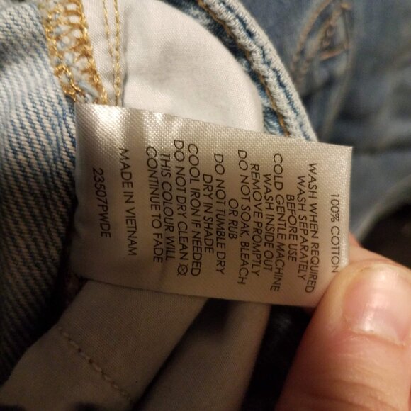 Decjuba Denim Jeans Women's 8 Blue Full Length Mom High Rise Cotton 23507PWDE - Picture 11 of 12